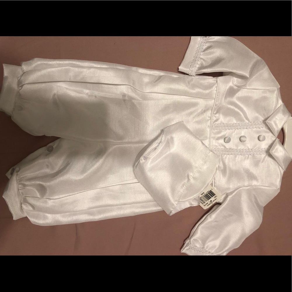 Boys Infant Christening Suit One Piece